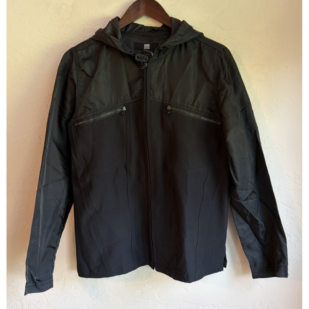 Y2K Marithe Francois Girbaud Technical Zip Hooded Jacket L Black Techwear Gorp